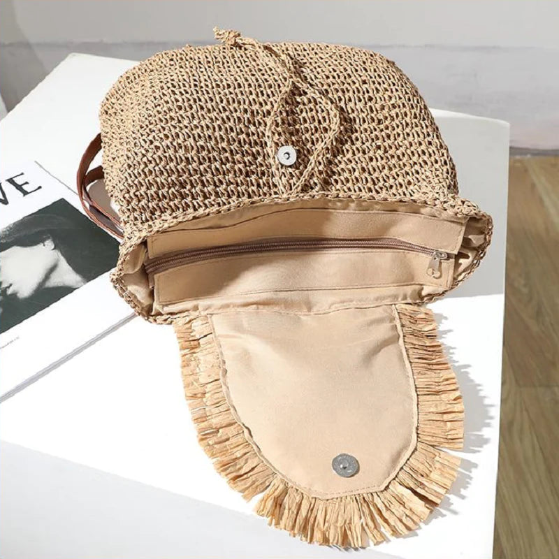 sac à dos bohème en macramé